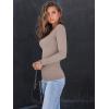 imageAUTOMET Womens Long Sleeve Shirts Square Neck Tops Ribbed Knit Basic Teen Girls Crop Tops Fall Outfits Fashion Clothes 2025Oatmeal