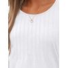 imageAUTOMET Womens Long Sleeve Tops Business Casual Crewneck Pleated Shirts Fall Fashion 2025 Blouses Trendy Basic Loose OutfitsWhite