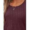imageAUTOMET Womens Long Sleeve Tops Business Casual Crewneck Pleated Shirts Fall Fashion 2025 Blouses Trendy Basic Loose OutfitsWinered