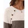 imageAUTOMET Womens Long Sleeve Tshirts Casual Tunic Work Tops Cute Pullover Sweaters Fall Travel Outfits 2025 Dressy BlousesApricot Brown