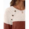 imageAUTOMET Womens Long Sleeve Tshirts Casual Tunic Work Tops Cute Pullover Sweaters Fall Travel Outfits 2025 Dressy BlousesApricot Caramel