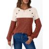 imageAUTOMET Womens Long Sleeve Tshirts Casual Tunic Work Tops Cute Pullover Sweaters Fall Travel Outfits 2025 Dressy BlousesApricot Caramel