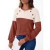 imageAUTOMET Womens Long Sleeve Tshirts Casual Tunic Work Tops Cute Pullover Sweaters Fall Travel Outfits 2025 Dressy BlousesApricot Caramel