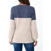 imageAUTOMET Womens Long Sleeve Tshirts Casual Tunic Work Tops Cute Pullover Sweaters Fall Travel Outfits 2025 Dressy BlousesBlue Apricot