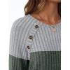 imageAUTOMET Womens Long Sleeve Tshirts Casual Tunic Work Tops Cute Pullover Sweaters Fall Travel Outfits 2025 Dressy BlousesGrey Green