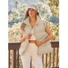 imageAUTOMET Womens Puffer Vests Fall Fashion Jackets Puffy Outfits 2025 Trendy Sleeveless Coats Outerwear Winter ClothesApricot