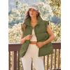 imageAUTOMET Womens Puffer Vests Fall Fashion Jackets Puffy Outfits 2025 Trendy Sleeveless Coats Outerwear Winter ClothesArmy Green