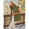 imageAUTOMET Womens Puffer Vests Fall Fashion Jackets Puffy Outfits 2025 Trendy Sleeveless Coats Outerwear Winter ClothesArmy Green