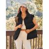 imageAUTOMET Womens Puffer Vests Fall Fashion Jackets Puffy Outfits 2025 Trendy Sleeveless Coats Outerwear Winter ClothesBlack