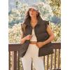 imageAUTOMET Womens Puffer Vests Fall Fashion Jackets Puffy Outfits 2025 Trendy Sleeveless Coats Outerwear Winter ClothesBrown