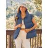 imageAUTOMET Womens Puffer Vests Fall Fashion Jackets Puffy Outfits 2025 Trendy Sleeveless Coats Outerwear Winter ClothesGreyblue