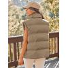 imageAUTOMET Womens Puffer Vests Fall Fashion Jackets Puffy Outfits 2025 Trendy Sleeveless Coats Outerwear Winter ClothesKhaki