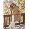 imageAUTOMET Womens Puffer Vests Fall Fashion Jackets Puffy Outfits 2025 Trendy Sleeveless Coats Outerwear Winter ClothesKhaki