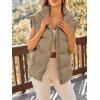 imageAUTOMET Womens Puffer Vests Fall Fashion Jackets Puffy Outfits 2025 Trendy Sleeveless Coats Outerwear Winter ClothesKhaki