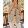 imageAUTOMET Womens Puffer Vests Fall Fashion Jackets Puffy Outfits 2025 Trendy Sleeveless Coats Outerwear Winter ClothesLightkhaki
