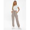 imageAUTOMET Womens Sweatpants Cargo Fleece Lined Baggy Athletic Jogger with Pockets 2025 Casual Trendy Pants Fall OutfitsCoffee Grey