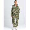 imageAUTOMET Womens Sweatsuits 2 Piece Outfits Lounge Sets Long Sleeve Half Zip Pullover and Baggy Sweatpants with PocketsCamoarmygreen