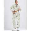 imageAUTOMET Womens Sweatsuits 2 Piece Outfits Lounge Sets Long Sleeve Half Zip Pullover and Baggy Sweatpants with PocketsCamolightgreen