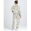 imageAUTOMET Womens Sweatsuits 2 Piece Outfits Lounge Sets Long Sleeve Half Zip Pullover and Baggy Sweatpants with PocketsCamolightgreen