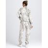 imageAUTOMET Womens Sweatsuits 2 Piece Outfits Lounge Sets Long Sleeve Half Zip Pullover and Baggy Sweatpants with PocketsCamowhite