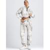 imageAUTOMET Womens Sweatsuits 2 Piece Outfits Lounge Sets Long Sleeve Half Zip Pullover and Baggy Sweatpants with PocketsCamowhite