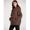 imageAUTOMET Hoodies for Women Oversized Sweatshirts Fall Fashion Outfits 2025 Pullover Fleece Casual Sweaters Winter Y2k ClothesBrown