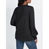 imageAUTOMET Long Sleeve Shirts Womens Tops Henley Dressy Casual Blouses Fall Outfits 2025 Trendy Loose Fit Comfy Winter ClothesBlack