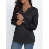 imageAUTOMET Long Sleeve Shirts Womens Tops Henley Dressy Casual Blouses Fall Outfits 2025 Trendy Loose Fit Comfy Winter ClothesBlack
