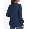 imageAUTOMET Long Sleeve Shirts Womens Tops Henley Dressy Casual Blouses Fall Outfits 2025 Trendy Loose Fit Comfy Winter ClothesNavy Blue