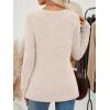 imageAUTOMET Long Sleeve Shirts for Women Fall Lightweight Sweaters Business Dressy Casual Tops Winter TrendyBeige
