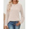 imageAUTOMET Long Sleeve Shirts for Women Fall Lightweight Sweaters Business Dressy Casual Tops Winter TrendyBeige