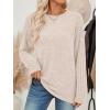 imageAUTOMET Long Sleeve Shirts for Women Fall Lightweight Sweaters Business Dressy Casual Tops Winter TrendyBeige