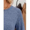 imageAUTOMET Long Sleeve Shirts for Women Fall Lightweight Sweaters Business Dressy Casual Tops Winter TrendyBlue