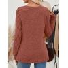 imageAUTOMET Long Sleeve Shirts for Women Fall Lightweight Sweaters Business Dressy Casual Tops Winter TrendyCaramel