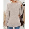 imageAUTOMET Long Sleeve Shirts for Women Fall Lightweight Sweaters Business Dressy Casual Tops Winter TrendyKhaki