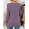 imageAUTOMET Long Sleeve Shirts for Women Fall Lightweight Sweaters Business Dressy Casual Tops Winter TrendyPurple