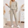 imageAUTOMET Sweatsuits for Women 2 Piece Track Suit Comfy Crewneck Lounge Sets with Sweatpants 2025 Fall OutfitsKhaki