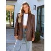 imageAUTOMET Womens Leather Jackets Faux Motorcycle Coats Bomber Outfits Fall Fashion Tops 2025 Winter Trendy ClothesBrown