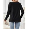 imageAUTOMET Womens Long Sleeve Shirts Business Casual Blouses Dressy Fall Babydoll TopsBlack
