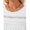 imageAUTOMET Womens Long Sleeve Shirts Business Casual Blouses Dressy Fall Babydoll TopsWhite
