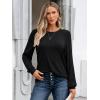 imageAUTOMET Womens Long Sleeve Shirts Casual Basic Fall Tops Cozy Lightweight Pullover Sweaters Outfits 2025 Winter ClothingBlack