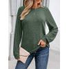 imageAUTOMET Womens Long Sleeve Shirts Casual Basic Fall Tops Cozy Lightweight Pullover Sweaters Outfits 2025 Winter ClothingGreen