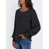 imageAUTOMET Womens Long Sleeve Tops Blouses Dressy Casual Business Crew Neck Tunic Loose Fit Trendy Outfits Fashion ClothesBlack