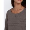 imageAUTOMET Womens Long Sleeve Tops Blouses Dressy Casual Business Crew Neck Tunic Loose Fit Trendy Outfits Fashion ClothesCoffee Grey
