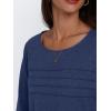 imageAUTOMET Womens Long Sleeve Tops Blouses Dressy Casual Business Crew Neck Tunic Loose Fit Trendy Outfits Fashion ClothesNavy