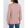 imageAUTOMET Womens Long Sleeve Tops Blouses Dressy Casual Business Crew Neck Tunic Loose Fit Trendy Outfits Fashion ClothesPink