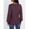imageAUTOMET Womens Long Sleeve Tops Blouses Dressy Casual Business Crew Neck Tunic Loose Fit Trendy Outfits Fashion ClothesSepia