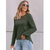 imageAUTOMET Womens Long Sleeve Tops Dressy Casual Blouses Business Lace TShirts Fall Fashion 2025 Outfits Winter Trendy ClothesArmygreen