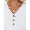imageAUTOMET Womens Long Sleeve Tops Fall Fashion Dressy Casual Shirts V Neck TShirts Tunic Lightweight Outfits Clothes 2025White