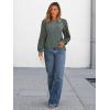 imageAUTOMET Womens Long Sleeve Work Shirts Lace Trendy Dressy Tops Fall Fashion Lightweight Sweaters Business Casual BlousesArmygreen